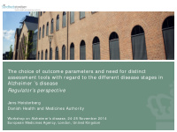 workshop on alzheimer s disease 24 25 november 2014