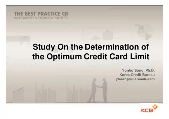 Study On the Determination of