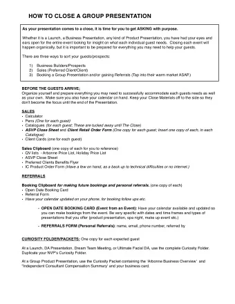 Whether it is a Launch, a Business Presentation, any kind of Product Presentation, you have