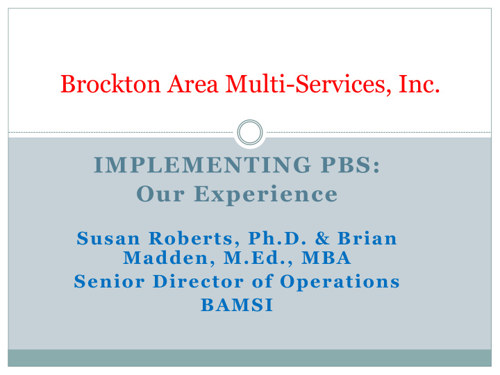 brockton area multi services inc