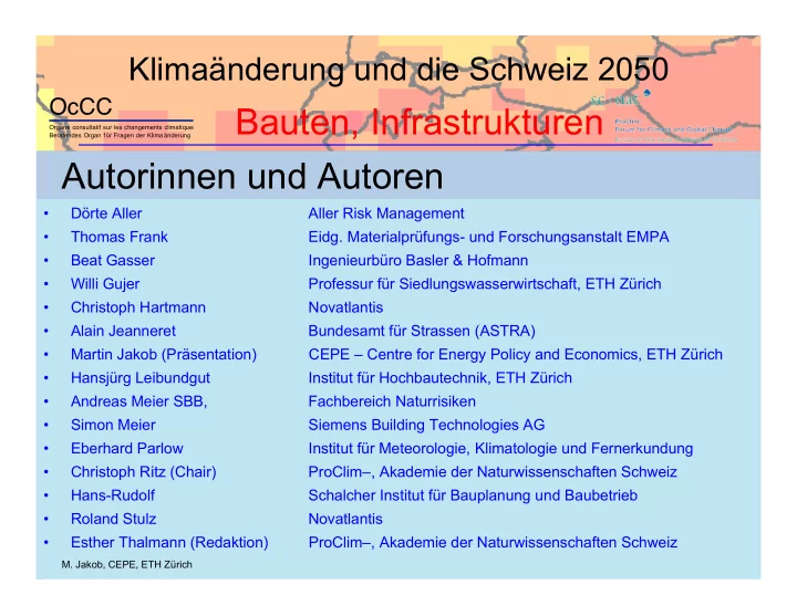 bauten infrastrukturen