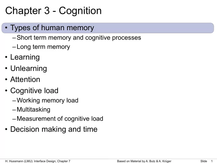chapter 3 cognition