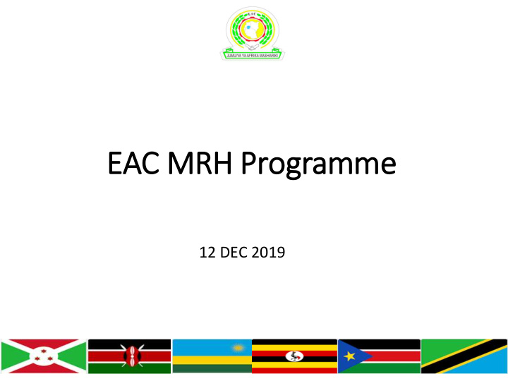 eac mrh programme