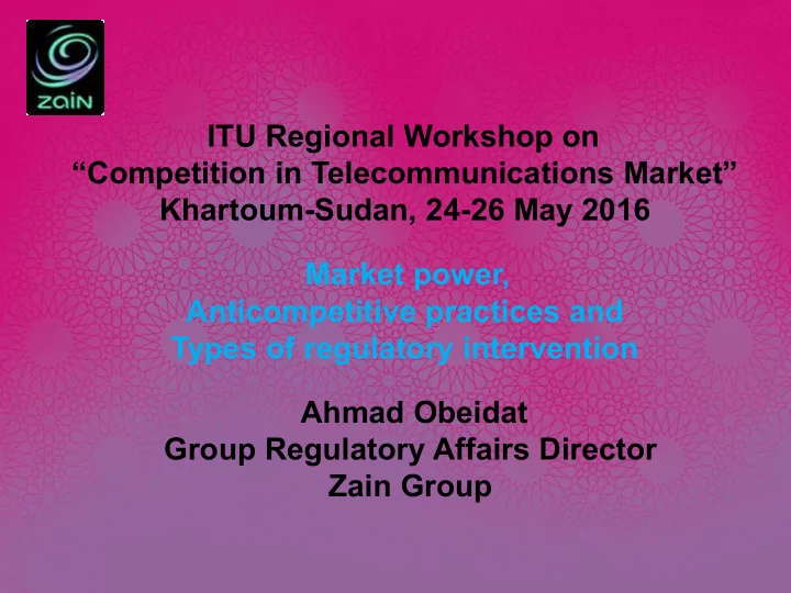competition in telecommunications market