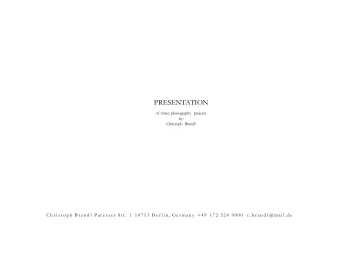 presentation