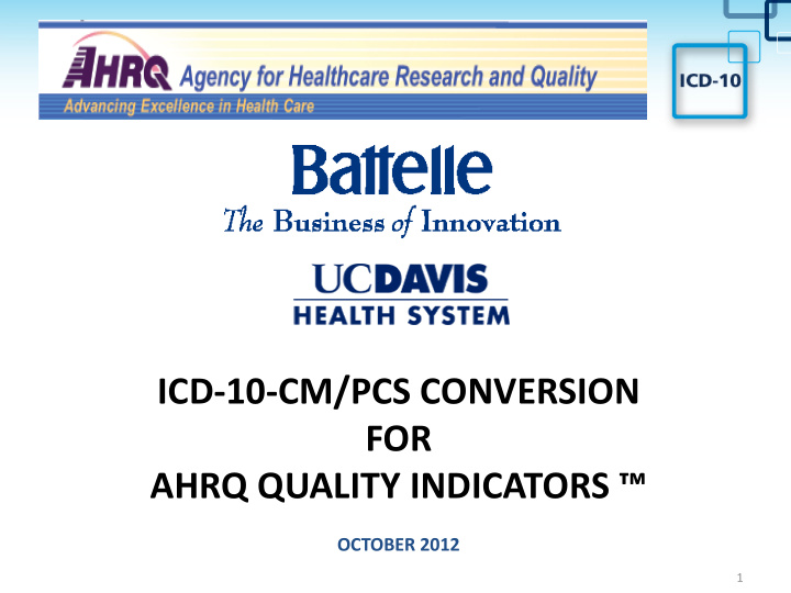 icd 10 cm pcs conversion for ahrq quality indicators