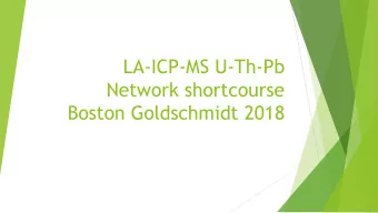 Network shortcourse  Boston Goldschmidt 2018  Welcome &amp; Logistics  Fire exits, Toilets,