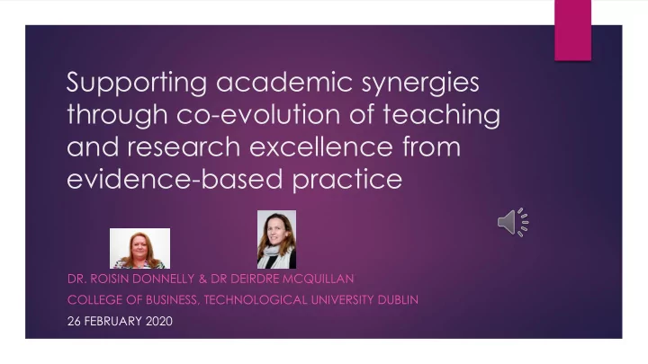 through co evolution of teaching