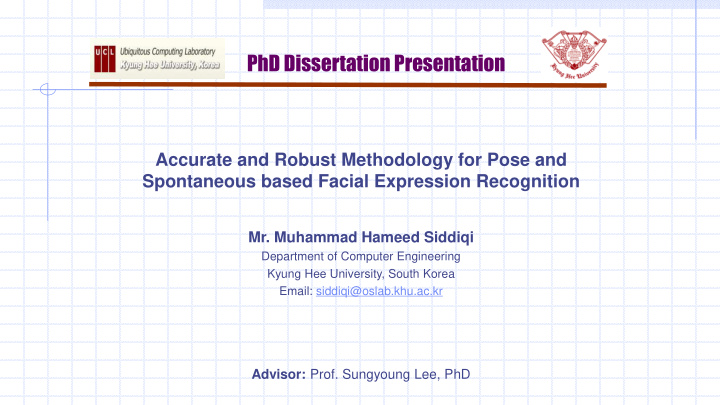 phd dissertation presentation