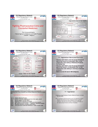 Fighting Pharmaceutical Crime and