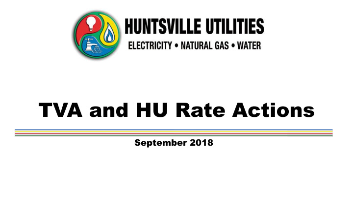 tva and hu rate actions