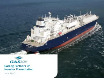 Investor Presentation  July 2017  2  Forward-Looking Statements All statements in this presentation