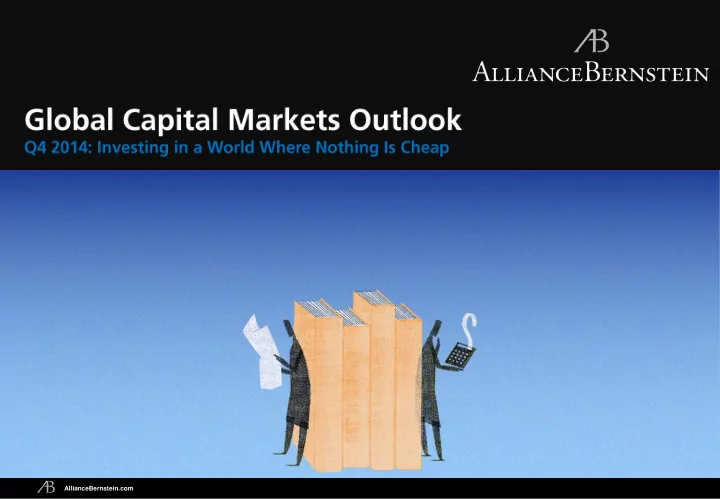 this presentation is provided by alliancebernstein