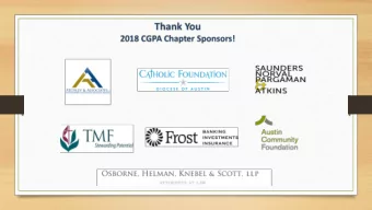 Avoiding Contests: Donor Relations  When Legal Capacity Becomes an Issue  Marcia Inger Navrtil