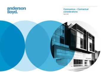 considerations  March 2020 Pcoronavirus  March 2020  Overview  2 Coronavirus  March 2020
