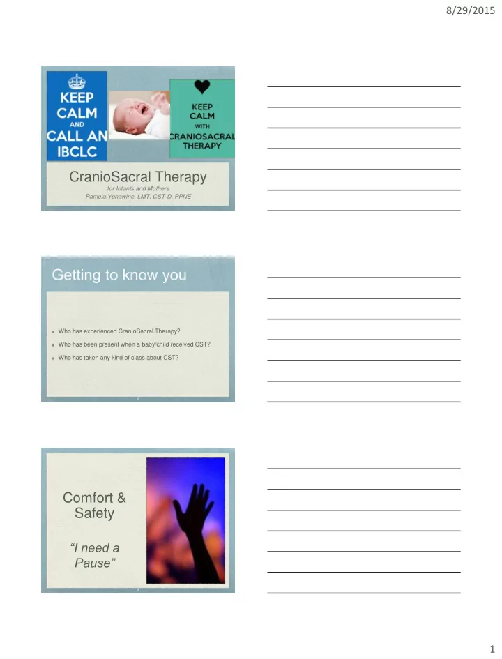 craniosacral therapy
