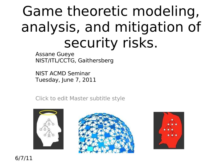 game theoretic modeling analysis and mitigation of