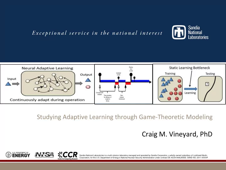 craig m vineyard phd