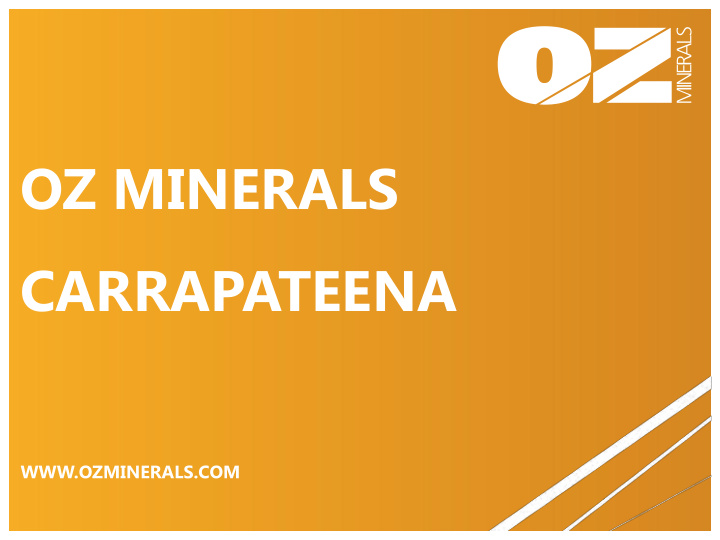 oz minerals