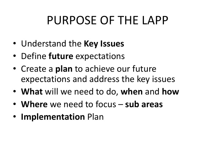 purpose of the lapp