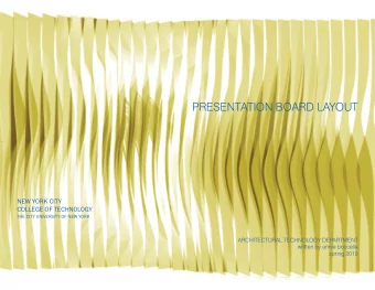 PRESENTATION BOARD LAYOUT  NEW YORK CITY  COLLEGE OF TECHNOLOGY  THE CITY UNIVERSITY OF NEW YORK