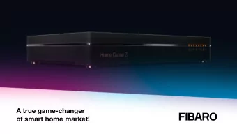 A true game-changer  of smart home market!  Explore the most advanced gateway  Home Center 3 is the