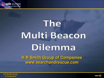 H R Smith Group of Companies  H R Smith Group of Companies  www.searchandrescue.com
