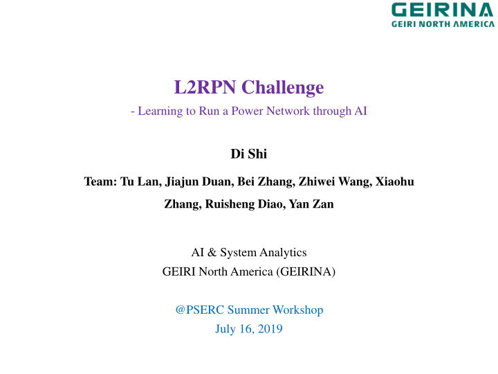 l2rpn challenge