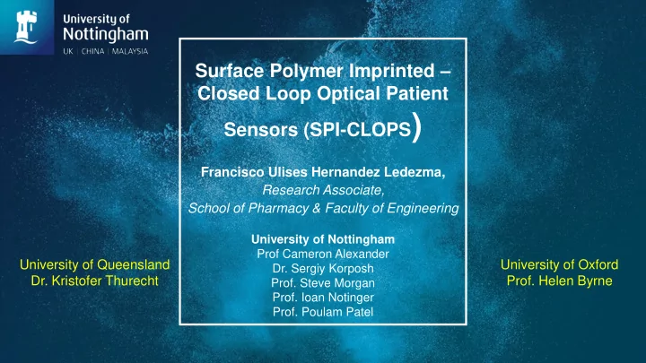 sensors spi clops