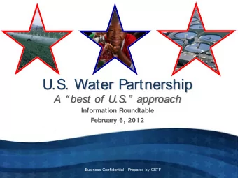 U.S. Water Partnership