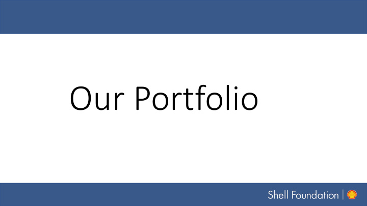 our portfolio who s in the room