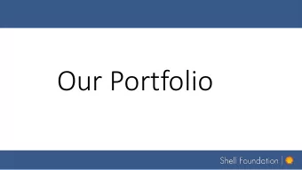 Our Portfolio  Whos in the room?  Growth Stage  Geography    12 Incubation    66% Africa