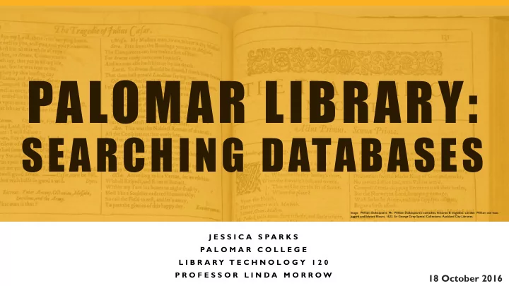 palomar library