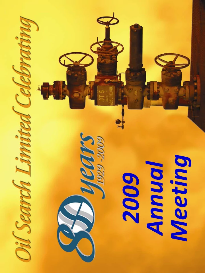meeting annual 2009