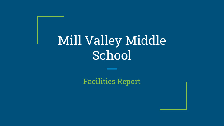 mill valley middle school