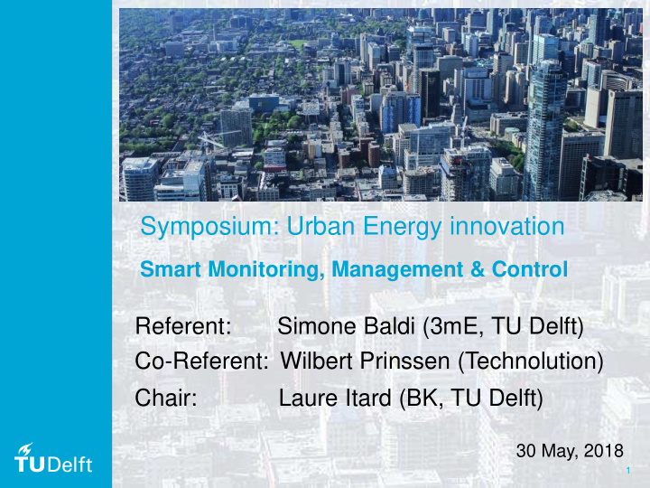 symposium urban energy innovation