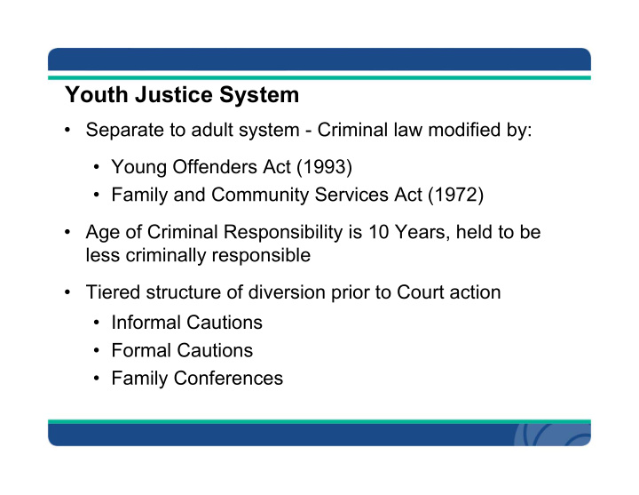 youth justice system