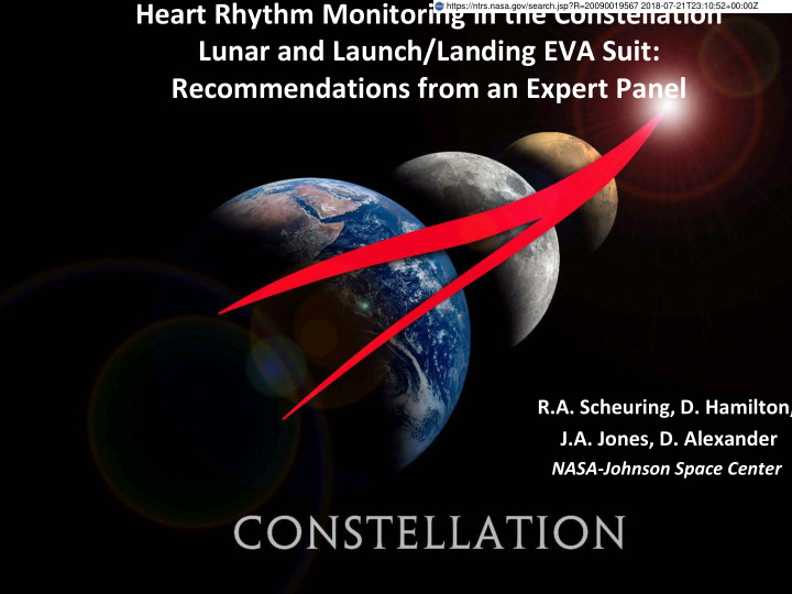 heart rhythm monitoring in the constellation