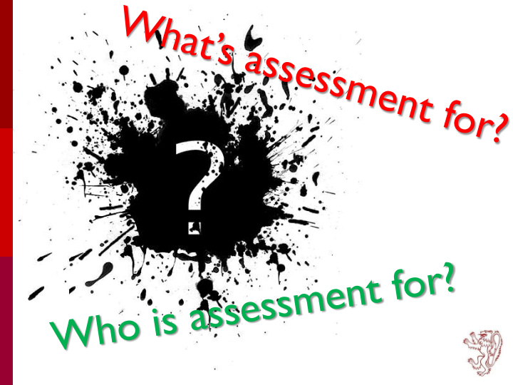 assessments and tests