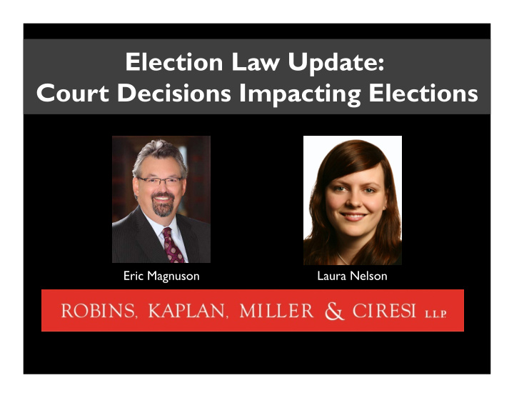 election law update court decisions impacting elections