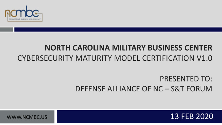 cybersecurity maturity model certification v1 0