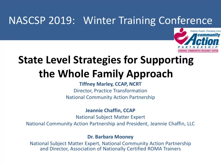 nascsp 2019 winter training conference state level