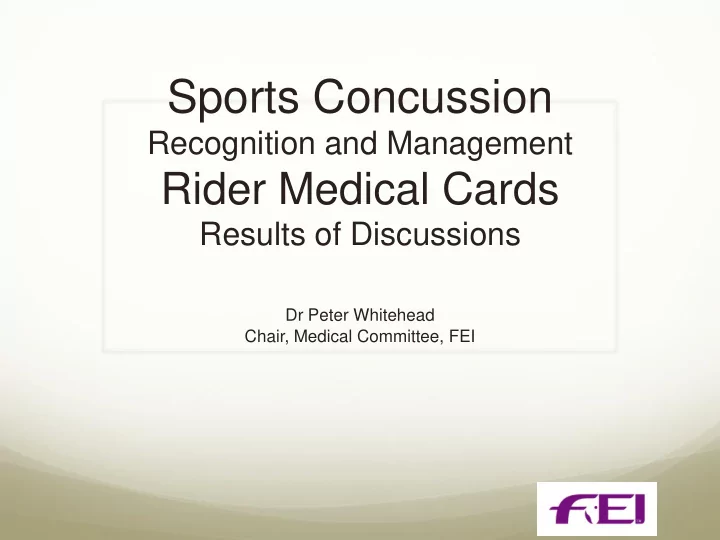 sports concussion