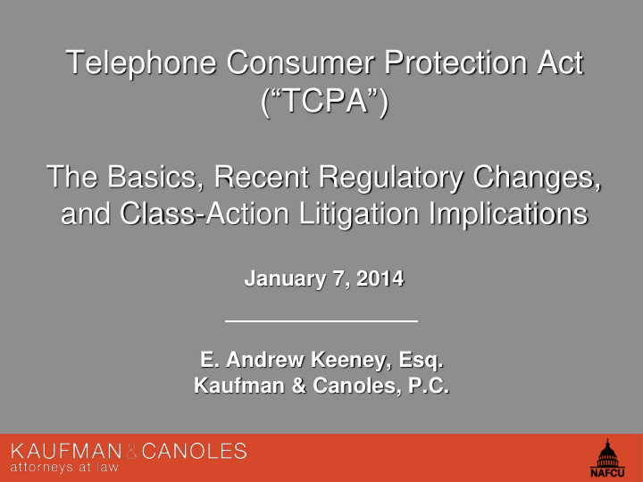 telephone consumer protection act