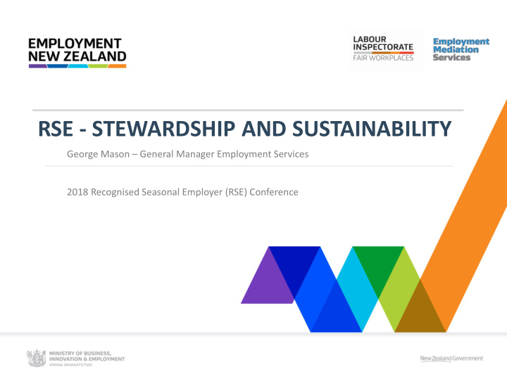 rse stewardship and sustainability