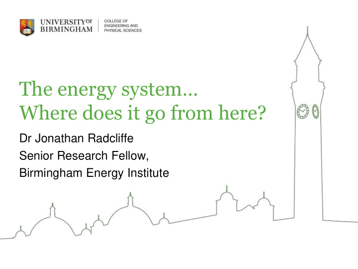 the energy system