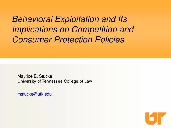 consumer protection policies