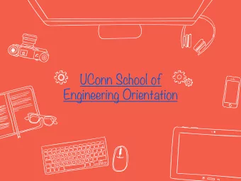 UConn School of Engineering Orientation Presentation Learning Objectives  The advisors role