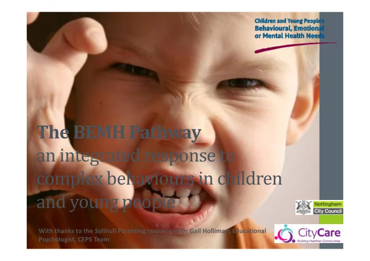 the bemh pathway an integrated response to complex
