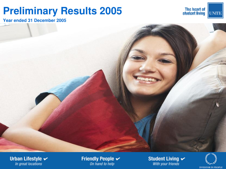 preliminary results 2005